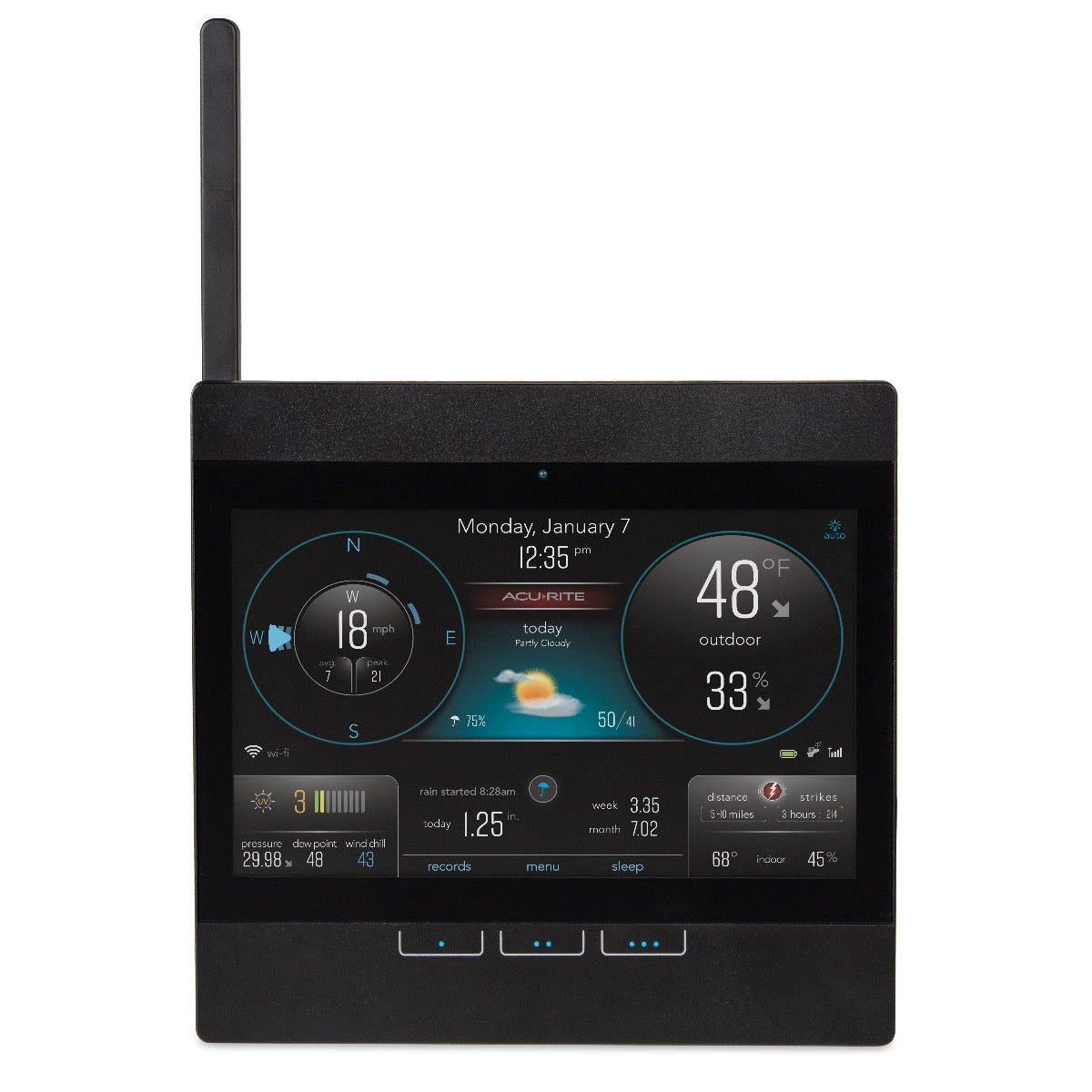 AcuRite Atlas  Direct-to-Wi-Fi Display and Lightning Detection Front