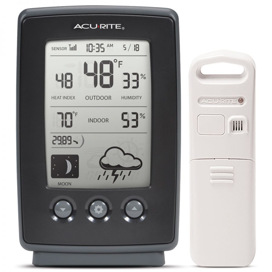 Digital Weather Station with Forecast, Temperature, Clock, and