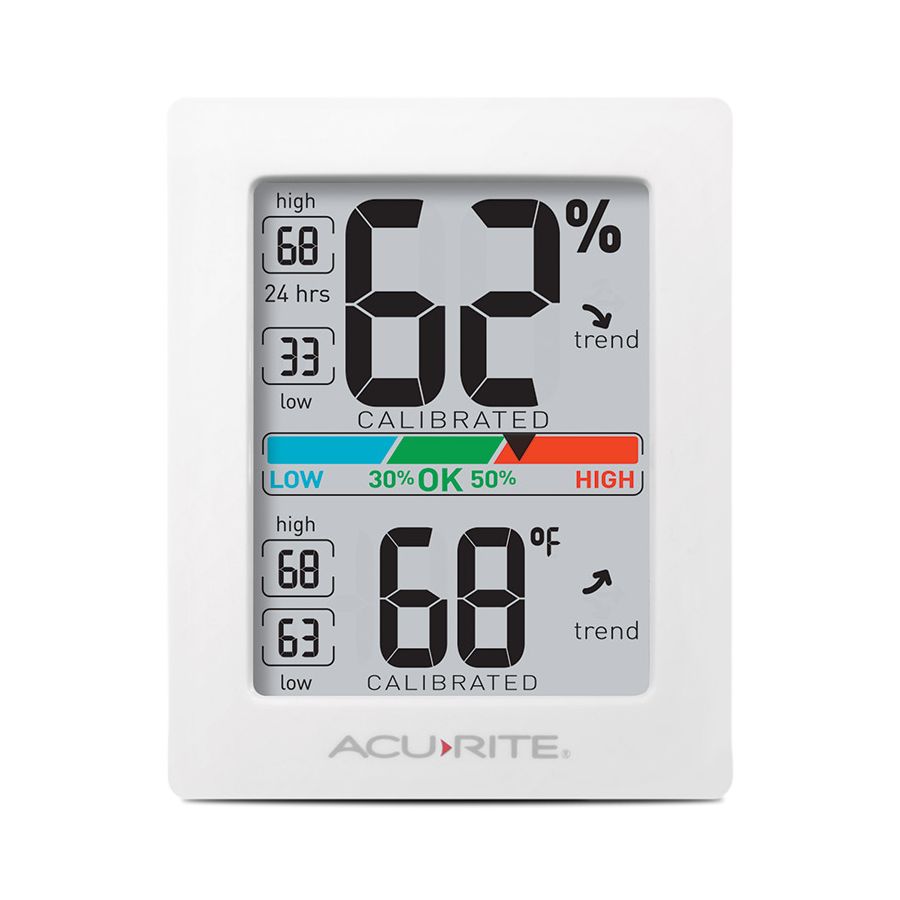 Pro Accuracy Indoor Temperature and Humidity Monitor - Thermometers &  Hygrometers | AcuRite Weather
