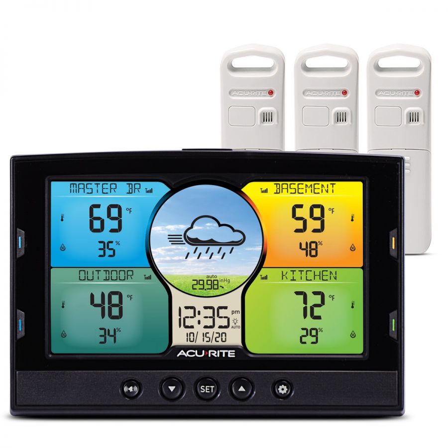 AcuRite Wireless Indoor Outdoor Temperature and Humidity Sensor