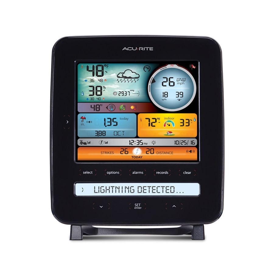 Color Display for 5-in-1 Weather Stations with Lightning Detection -  Displays | AcuRite Weather