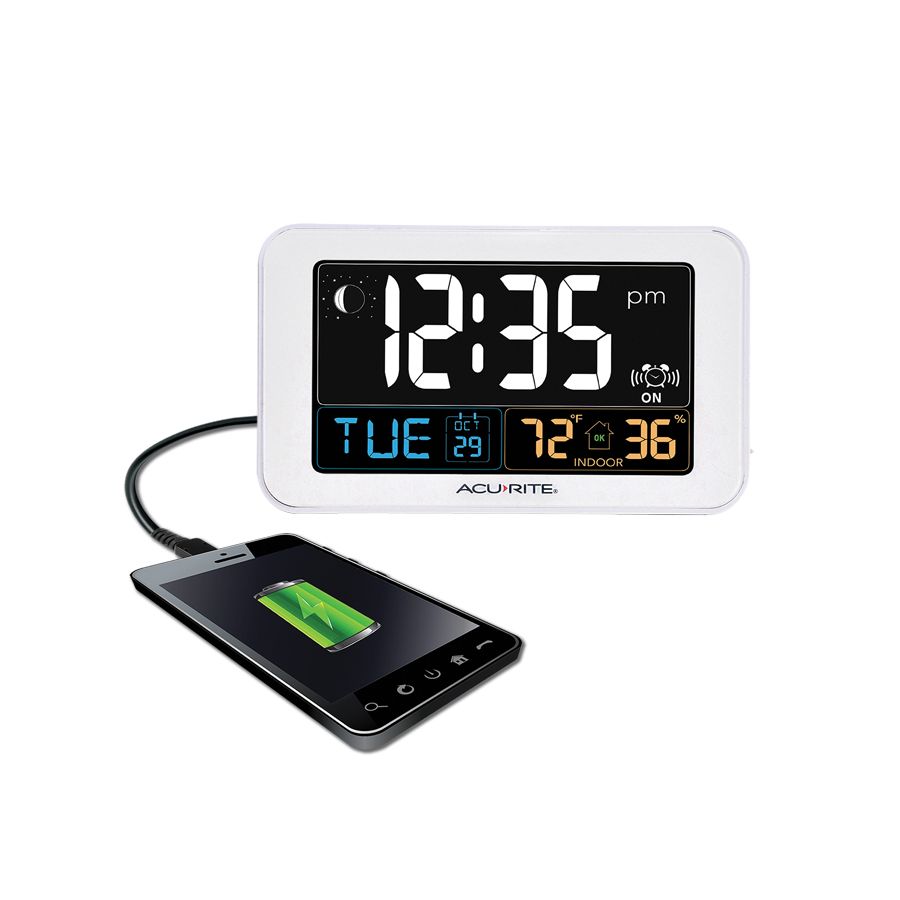 Inteli-Time Digital Alarm Clock - Clocks | AcuRite Weather