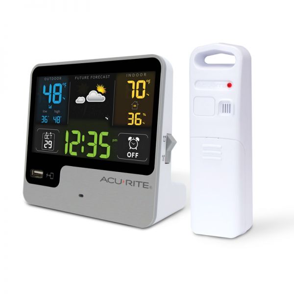 Alarm Clock with Weather Forecast - Clocks | AcuRite Weather