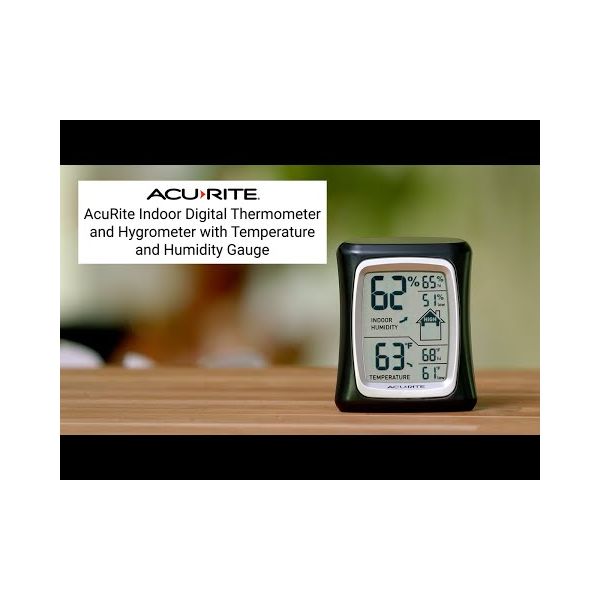Indoor Temperature and Humidity Monitor – Thermometers & Hygrometers |  AcuRite Weather