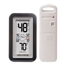 Acurite 3-1/2 W x 5-1/2 H Plastic Wireless Indoor & Outdoor Thermometer &  Humidity Gauge - Gillman Home Center
