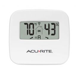  AcuRite Wireless Indoor Outdoor Temperature and Humidity Sensor  (06002M) , white : Everything Else