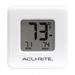 Compact Indoor Thermometer with High and Low Records - AcuRite Home Monitoring Devices