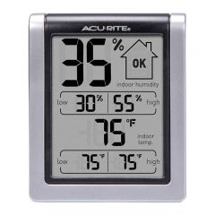 Front view of the Indoor Temperature and Humidity Monitor - AcuRite  Home Monitoring Devices
