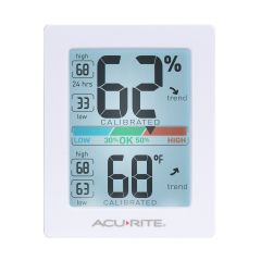Front view of the AcuRite Pro Accuracy Indoor Temperature and Humidity Monitor - AcuRite Home Monitoring Devices