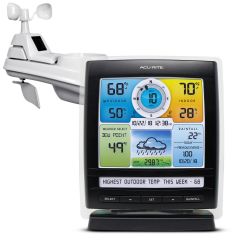 AcuRite Iris (5-in-1) Weather Station with Color Display and Weather Ticker 