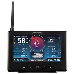 Front View of HD Display for 5-in-1 Weather Station and Lightning Detector – AcuRite Weather Monitoring Instruments