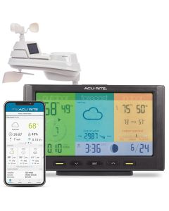 AcuRite Iris® Weather Station with Direct-to-Wi-Fi Color Display for Remote Monitoring