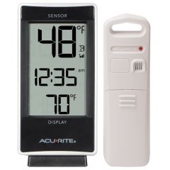 Digital Thermometer with Indoor / Outdoor Temperature - AcuRite Weather Monitoring Devices