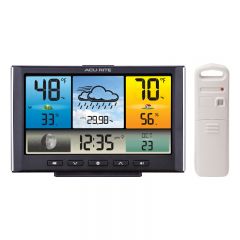 Digital Weather Station / Weather Clock with Color Display - AcuRite Weather Monitoring Devices