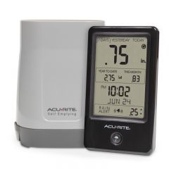 Digital Rain Gauge with Self Emptying Rain Collector - AcuRite Weather Monitoring Devices