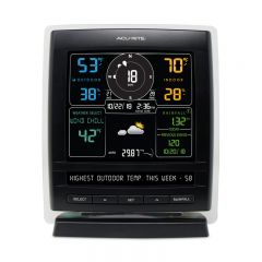 Close up of the Color Display for 5-in-1 Weather Sensor - AcuRite Weather Monitoring Devices