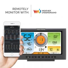 Wi-Fi Weather Station Display for 5-in-1 Sensor - AcuRite Weather Monitoring Devices