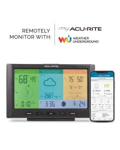 AcuRite Iris® Direct-to-Wi-Fi Color Display for Remote Monitoring- Front