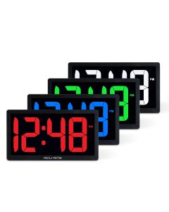 10-inch LED Digital Clock with Auto Dimming Brightness (4 Color Options)