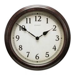18-inch Large Antique Black Clock - AcuRite Clocks