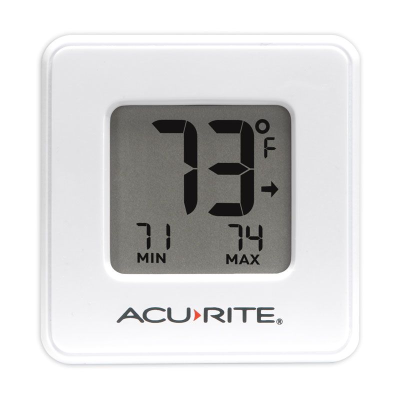 Compact Indoor Thermometer with High and Low Records – Thermometers &  Hygrometers | AcuRite Weather