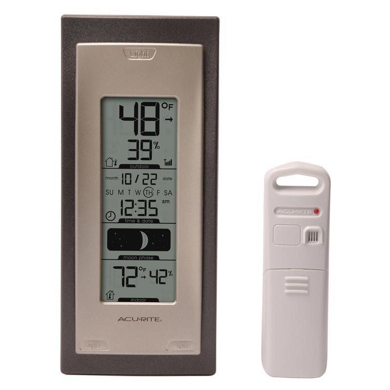 AcuRite Reversible Digital Window Thermometer