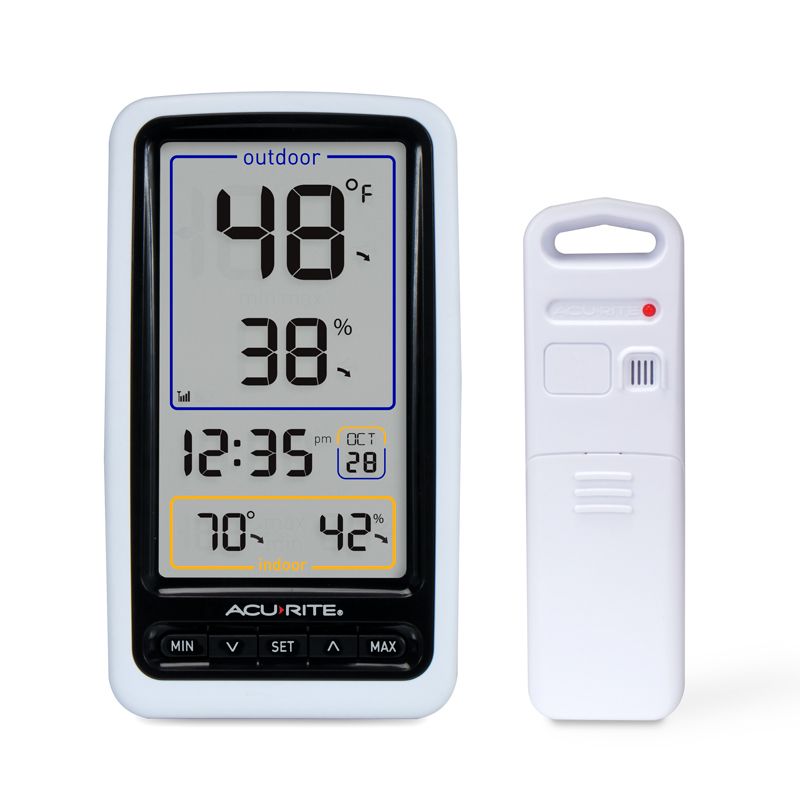 Thermomètre sans fil pour l'intérieur et l'extérieur avec portée de 165 pi  Acu-Rite