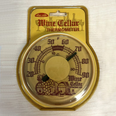 1970s AcuRite Wine Cellar Thermometer.