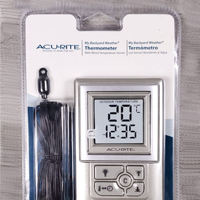 Digital Thermometer w/ Temperature Sensor Probe by AcuRite at